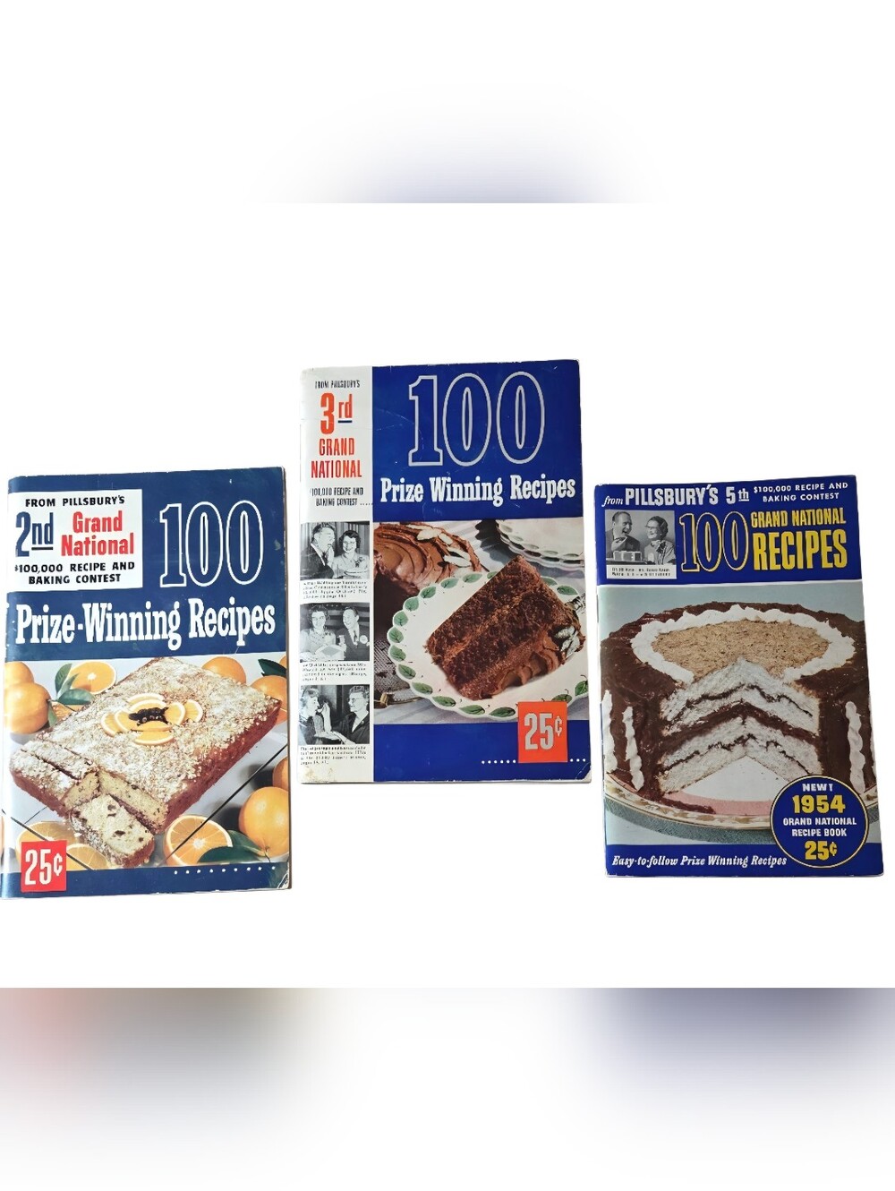 100 PRIZE WINNING RECIPES from Pillsbury's 2nd 3rd 5th Grand National